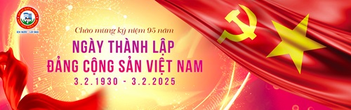 Chào mừng 95 năm ngày thành lập Đảng Cộng Sản Việt Nam