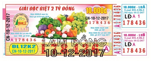 Công ty TNHH MTV Xổ số Kiến thiết Bình Thuận: Công bố thông tin trả thưởng kỳ vé 12K2 ngày 08/12/2022