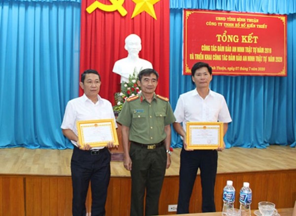 Công ty XSKT Bình Thuận: Triển khai nhiệm vụ bảo đảm an ninh trật tự