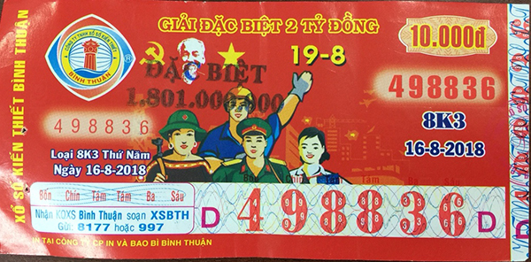 Công ty xổ số kiến thiết Bình Thuận: Công bố thông tin trúng thưởng
