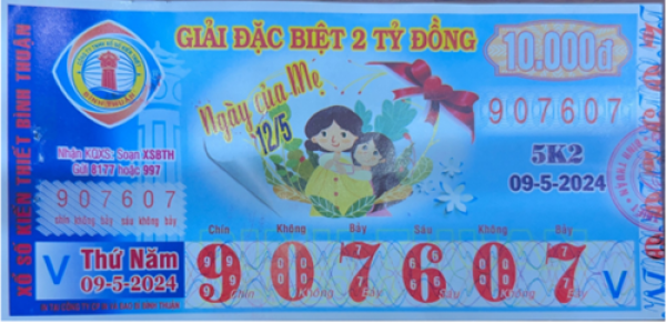 CÔNG BỐ THÔNG TIN KQXSKT BÌNH THUẬN 5K2 09.5.2024