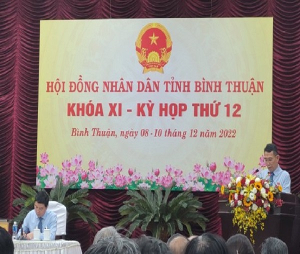 Công ty TNHH MTV  Xổ số kiến thiết Bình Thuận: Lãnh đạo Công ty tham dự kỳ họp Hội đồng nhân dân tỉnh