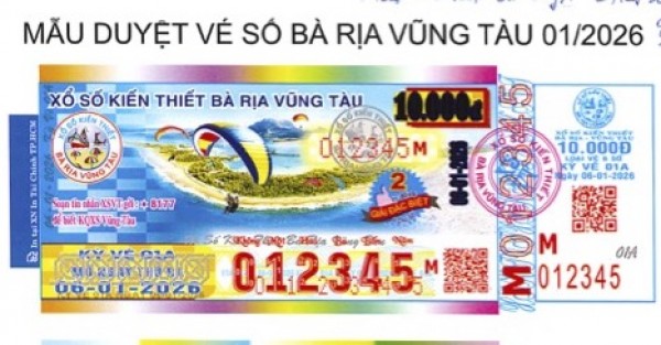 Phát hành vé số Vũng Tàu tích hợp có mã QR định danh