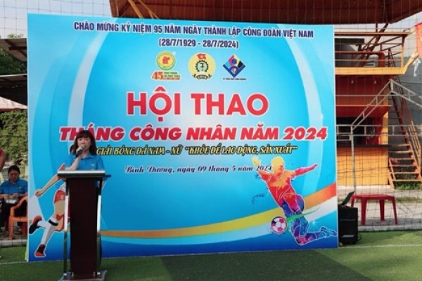 Công ty TNHH MTV Xổ số Kiến thiết Bình Dương: THÁNG CÔNG NHÂN 2024 GẮN VỚI CHƯƠNG TRÌNH “KHỎE ĐỂ LAO ĐỘNG, SẢN XUẤT”