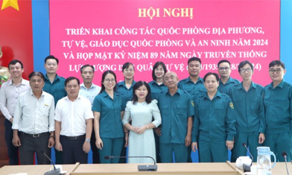 Công ty TNHH MTV Xổ số kiến thiết Bình Dương: HỘI NGHỊ TRIỂN KHAI CÔNG TÁC TỰ VỆ NĂM 2024 VÀ HỌP MẶT KỶ NIỆM 89 NĂM NGÀY TRUYỀN THỐNG DÂN QUÂN TỰ VỆ