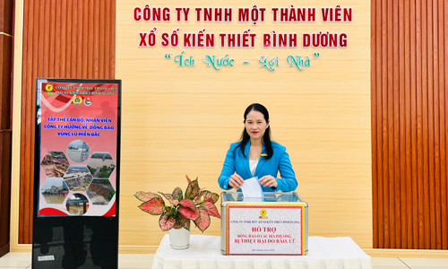 Từ tấm lòng đến hành động: Công ty TNHH MTV xổ số kiến thiết Bình Dương - cộng đồng trách nhiệm