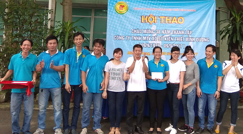 Bình Dương: Tưng bừng Hội thao chào mừng kỷ niệm 38 năm ngày thành lập Công ty