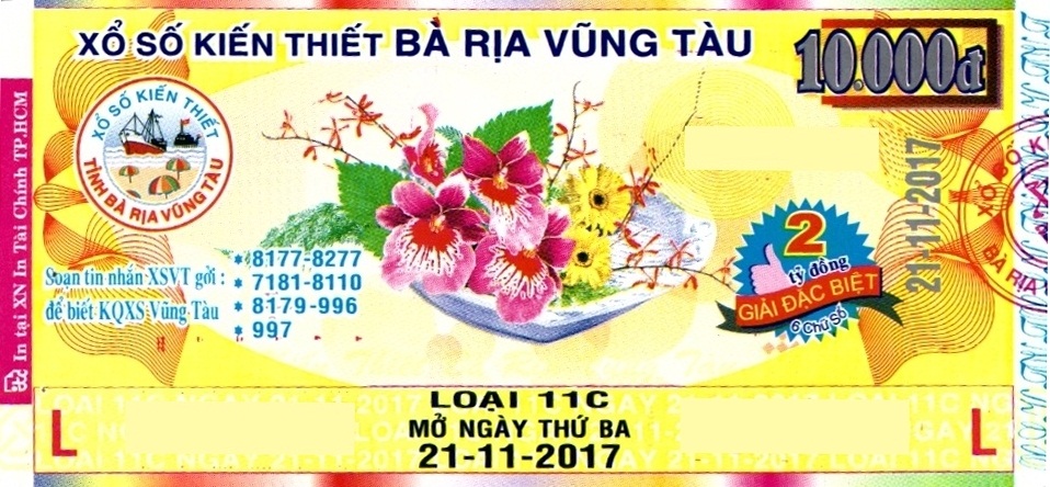 Công ty Xổ số kiến thiết tỉnh Bà Rịa - Vũng Tàu: Công bố thông tin trả thưởng