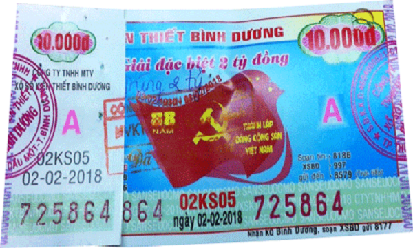 Công ty xổ số kiến thiết Bình Dương: Công bố thông tin trả thưởng