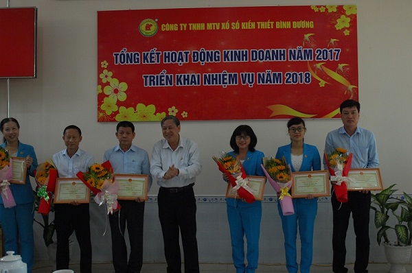 Công ty XSKT bình dương: Hội nghị tổng kết công tác năm 2017 và triển khai nhiệm vụ năm 2018