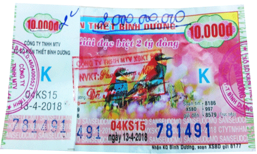 Công ty Xổ số kiến thiết tỉnh Bình Dương: Công bố thông tin trả thưởng