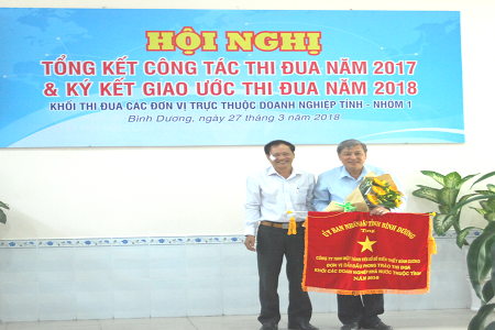 Công ty TNHH MTV Xổ số kiến thiết Bình Dương xuất sắc dẫn đầu phong trào thi đua 2016 - 2017