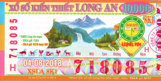 Công ty TNHH MTV xổ số kiến thiết Long An: Công bố thông tin trúng thưởng