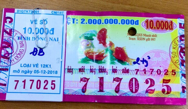 Công ty Xổ số Kiến thiết Đồng Nai: Công bố thông tin trúng thưởng - Kỳ vé 12K1