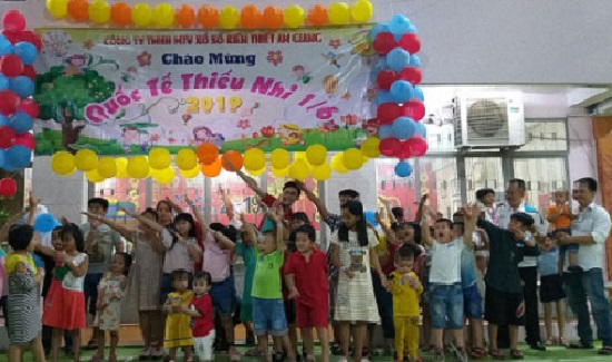 Tưng bừng tết Thiếu nhi cùng công ty TNHH MTV Xổ số kiến thiết An Giang