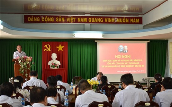 Đồng Tháp: Hội nghị sinh hoạt định kỳ 6 tháng đầu năm 2019