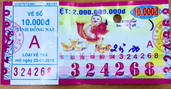 Công ty Xổ số Kiến thiết tỉnh Bình Thuận: Công bố thông tin trả thưởng kỳ vé 1K4