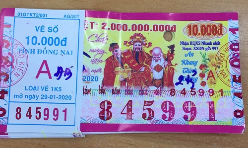 Công ty Xổ số Kiến thiết tỉnh Đồng Nai: Công bố thông tin trả thưởng, kỳ vé 1K5