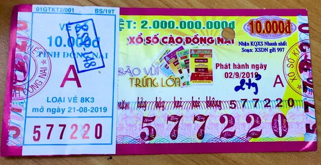 Công ty TNHH MTV Xổ số Kiến thiết Bình Thuận: Công bố thông tin trả thưởng kỳ vé  8K3-2022