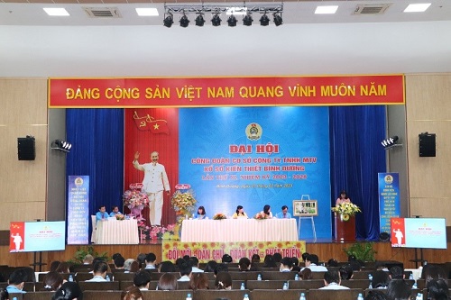 CÔNG ĐOÀN CƠ SỞ CÔNG TY TNHH MTV XỔ SỐ KIẾN THIẾT BÌNH DƯƠNG: “ĐỔI MỚI, DÂN CHỦ, ĐOÀN KẾT, PHÁT TRIỂN”