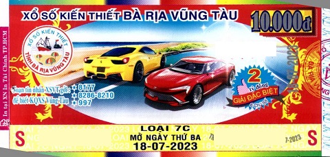 Công ty Xổ số kiến thiết tỉnh BR - VT công bố thông tin trả thưởng đến ngày 14/07/2023
