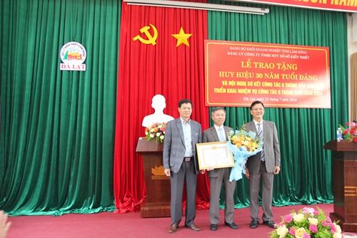 Công ty TNHH MTV Xổ số kiến thiết Lâm Đồng.: Hội nghị sơ kết công tác 6 tháng đầu năm và nhiệm vụ công tác 6 tháng cuối năm 2024