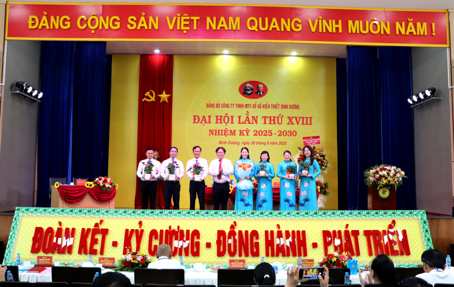 Đảng bộ Công ty TNHH MTV XSKT Bình Dương tổ chức Đại hội lần thứ XVIII, nhiệm kỳ 2025 – 2030