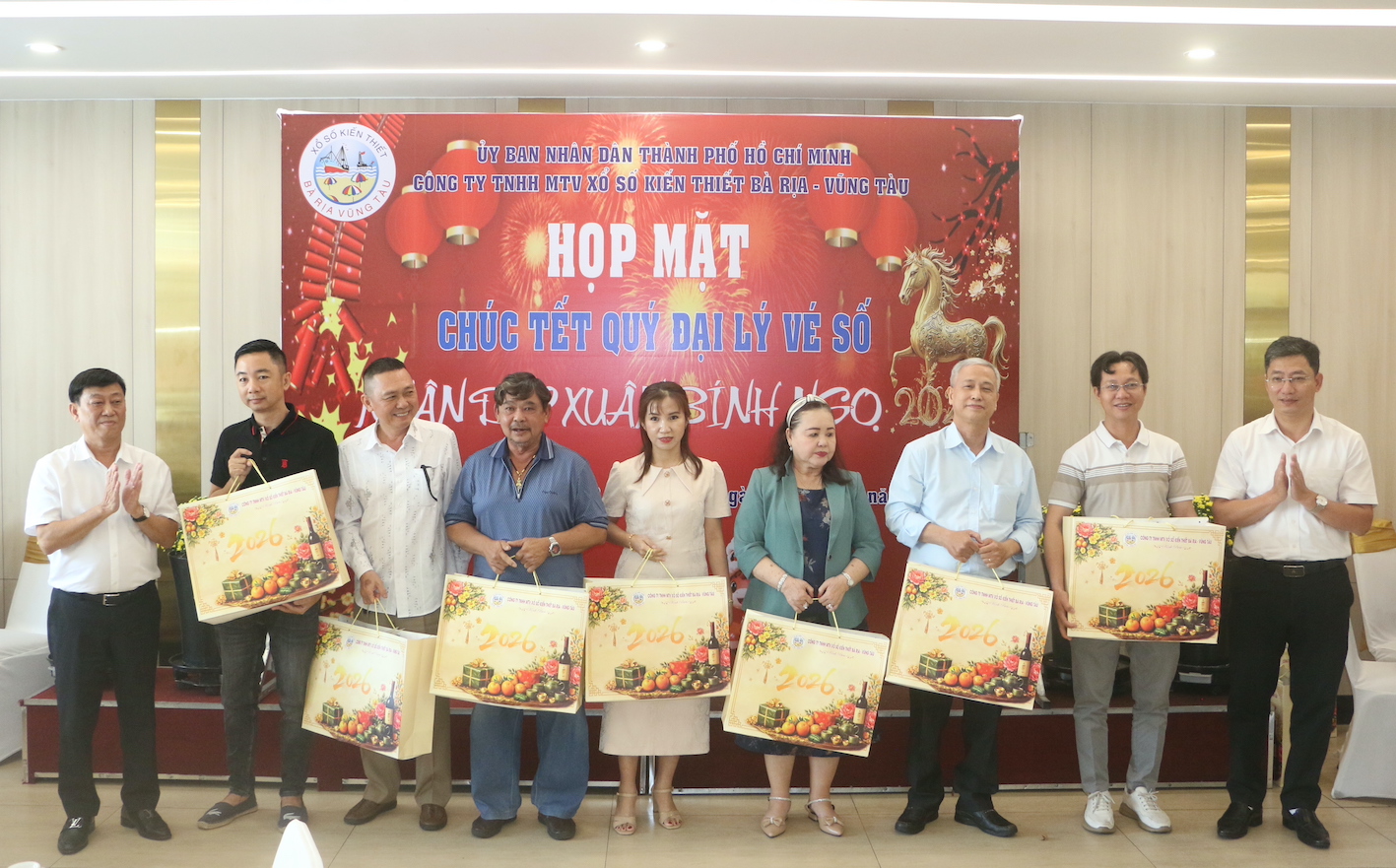 XSKT Bà Rịa - Vũng Tàu: Họp mặt chúc Tết các Đại lý vé số nhân dịp Xuân Bính Ngọ 2026